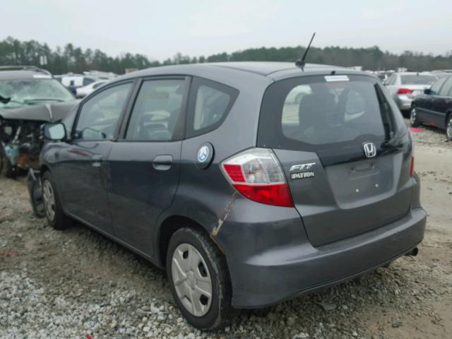 JHMGE8H39DC015368 - 2013 HONDA FIT GRAY photo 3