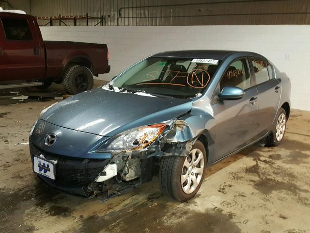 JM1BL1SG0A1303677 - 2010 MAZDA 3 I BLUE photo 2