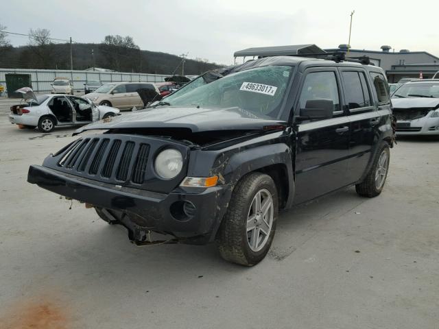 1J8FT28W77D342885 - 2007 JEEP PATRIOT SP BLACK photo 2