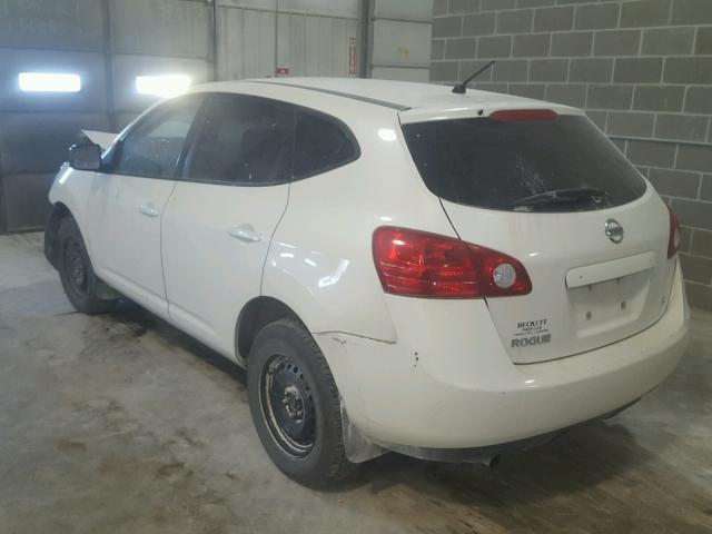 JN8AS58TX9W049845 - 2009 NISSAN ROGUE S WHITE photo 3