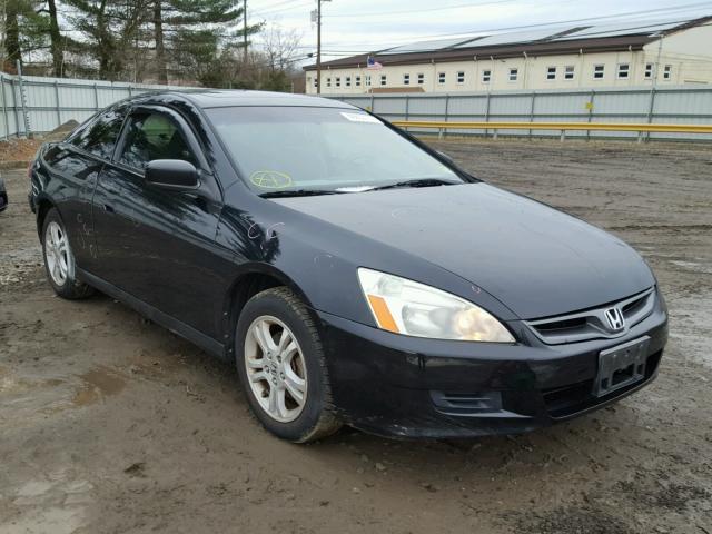 1HGCM72757A001333 - 2007 HONDA ACCORD EX BLACK photo 1