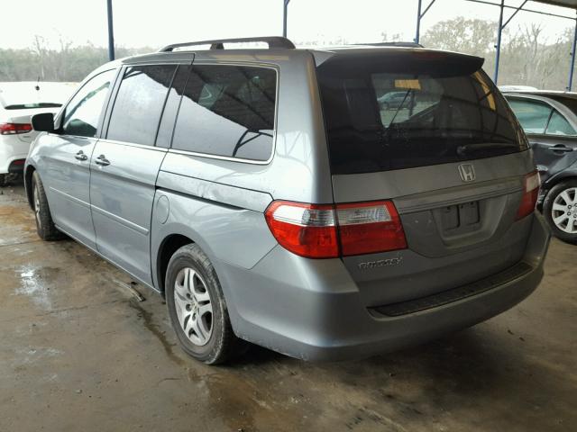 5FNRL387X6B053431 - 2006 HONDA ODYSSEY EX GRAY photo 3