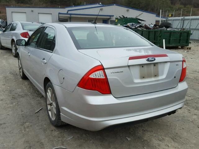 3FAHP0HA0AR271708 - 2010 FORD FUSION SE SILVER photo 3