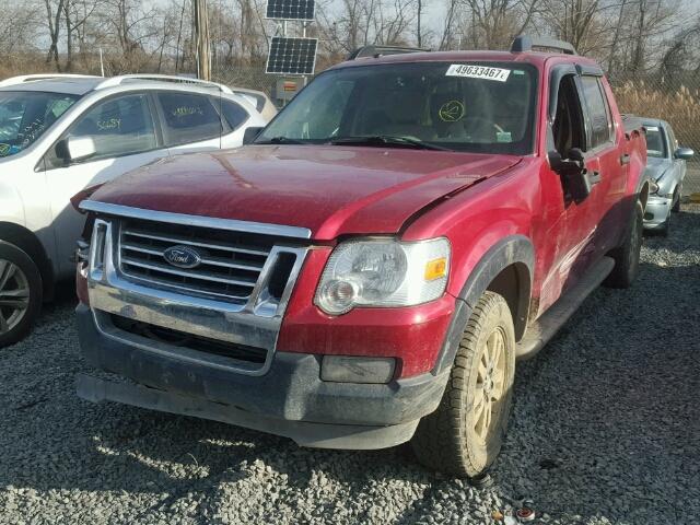 1FMEU51K47UB01774 - 2007 FORD EXPLORER S RED photo 2