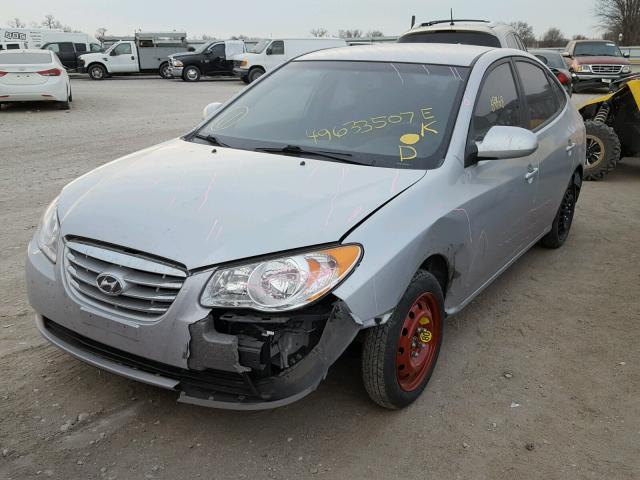 KMHDU4AD2AU898234 - 2010 HYUNDAI ELANTRA BL SILVER photo 2