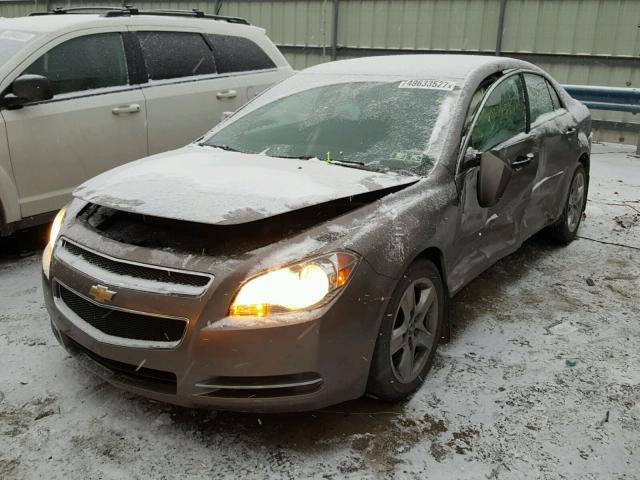 1G1ZC5EB1AF321137 - 2010 CHEVROLET MALIBU 1LT 棕色 照片 2