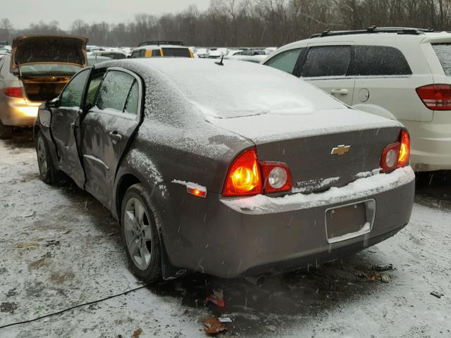 1G1ZC5EB1AF321137 - 2010 CHEVROLET MALIBU 1LT 棕色 照片 3