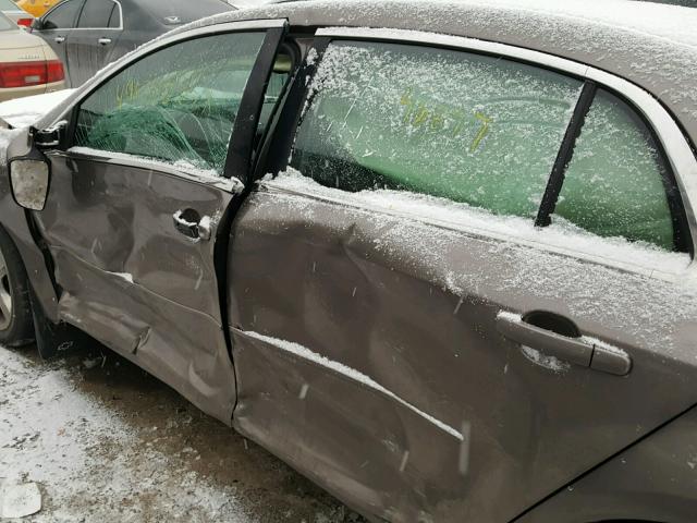 1G1ZC5EB1AF321137 - 2010 CHEVROLET MALIBU 1LT 棕色 照片 9