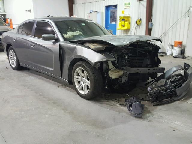 2B3CL3CG6BH605820 - 2011 DODGE CHARGER GRAY photo 1