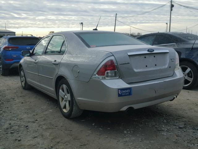 3FAHP01197R170394 - 2007 FORD FUSION SE SILVER photo 3