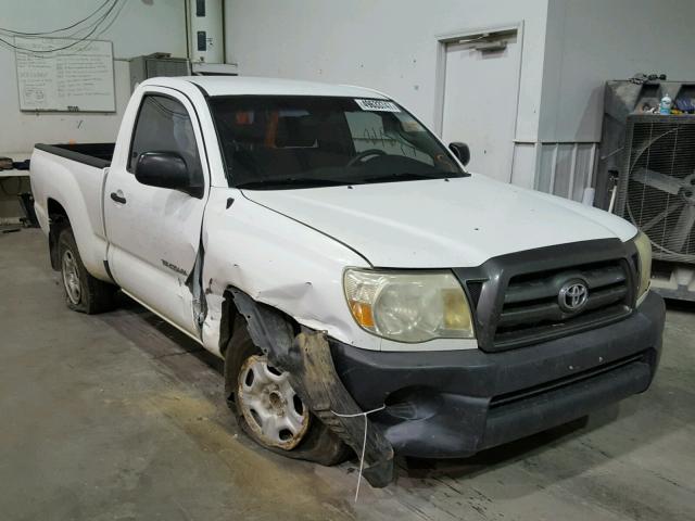 5TENX4CN4AZ712772 - 2010 TOYOTA TACOMA WHITE photo 1