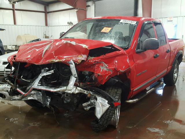 1D7HU18N15S303867 - 2005 DODGE RAM 1500 S RED photo 2