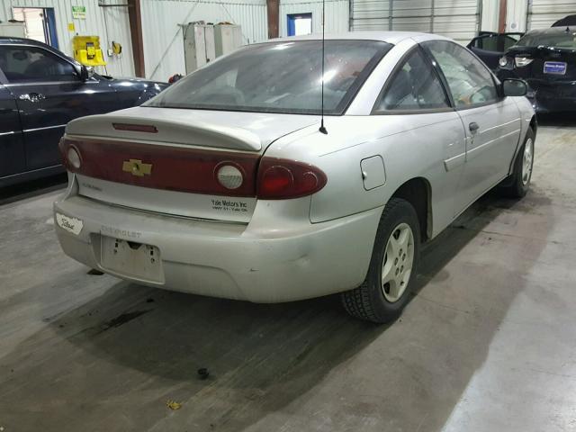 1G1JC12F947166610 - 2004 CHEVROLET CAVALIER SILVER photo 4