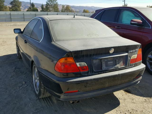 WBABM334XYJN84486 - 2000 BMW 323 CI BLACK photo 3