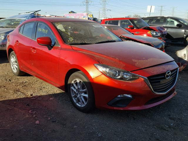 JM1BM1V74E1110883 - 2014 MAZDA 3 TOURING RED photo 1