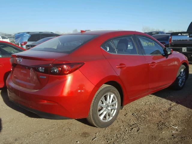 JM1BM1V74E1110883 - 2014 MAZDA 3 TOURING RED photo 4