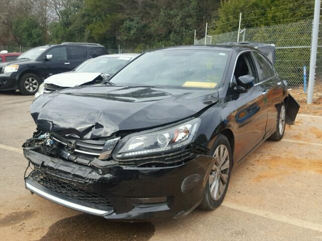 1HGCR2F77EA170278 - 2014 HONDA ACCORD EX BLACK photo 2