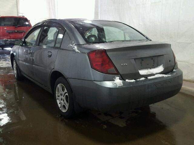 1G8AJ52F84Z201589 - 2004 SATURN ION LEVEL GRAY photo 3