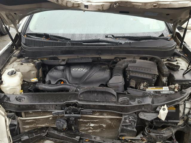 5NPEB4AC0BH153807 - 2011 HYUNDAI SONATA GLS GOLD photo 7