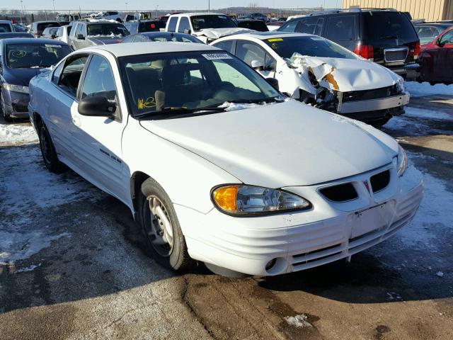 1G2NF52T31C204238 - 2001 PONTIAC GRAND AM S WHITE photo 1