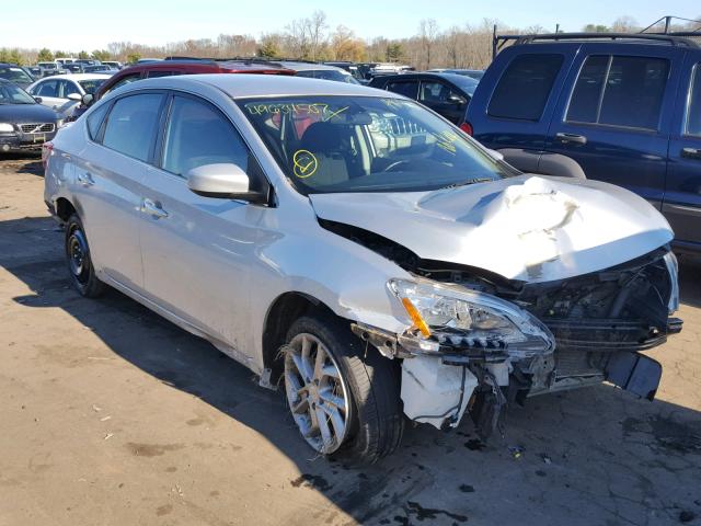 3N1AB7AP2DL760719 - 2013 NISSAN SENTRA S SILVER photo 1