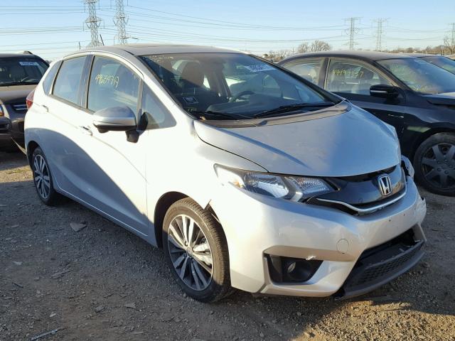 3HGGK5H85FM724337 - 2015 HONDA FIT EX SILVER photo 1