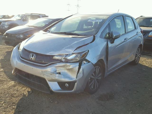 3HGGK5H85FM724337 - 2015 HONDA FIT EX SILVER photo 2