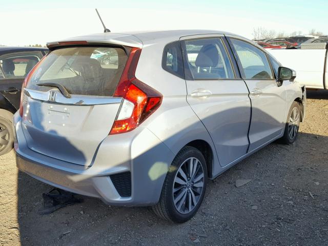 3HGGK5H85FM724337 - 2015 HONDA FIT EX SILVER photo 4