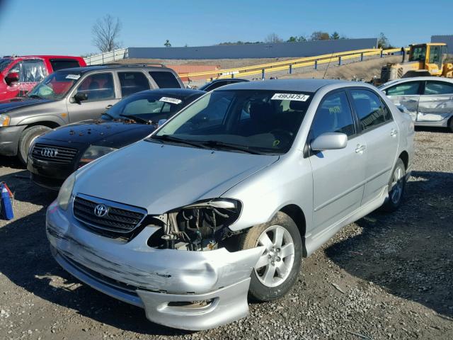 1NXBR32E56Z614337 - 2006 TOYOTA COROLLA CE SILVER photo 2