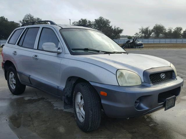 KM8SB12B74U807049 - 2004 HYUNDAI SANTA FE G SILVER photo 1