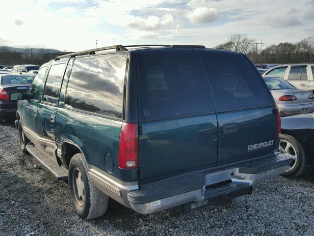 3GNEC16R7XG254911 - 1999 CHEVROLET SUBURBAN C GREEN photo 3