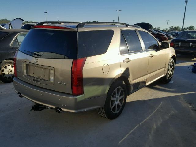 1GYEE63A340178550 - 2004 CADILLAC SRX GOLD photo 4