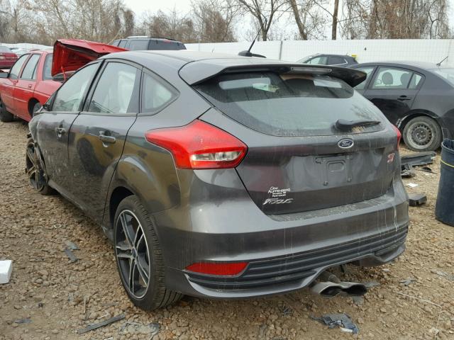 1FADP3L99HL342717 - 2017 FORD FOCUS ST GRAY photo 3