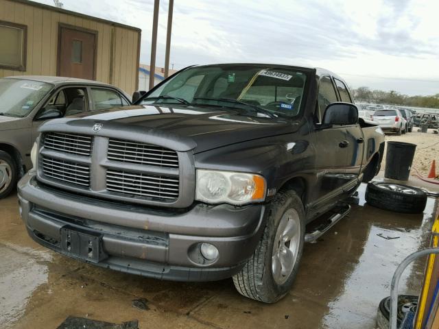 1D7HA18D04S758188 - 2004 DODGE RAM 1500 S GRAY photo 2