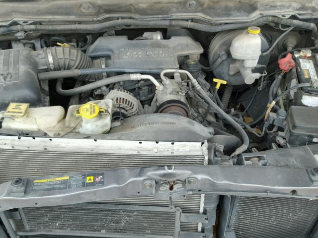 1D7HA18D04S758188 - 2004 DODGE RAM 1500 S GRAY photo 7