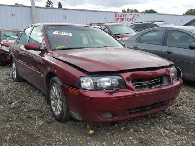 YV1TH592051395512 - 2005 VOLVO S80 2.5T RED photo 1