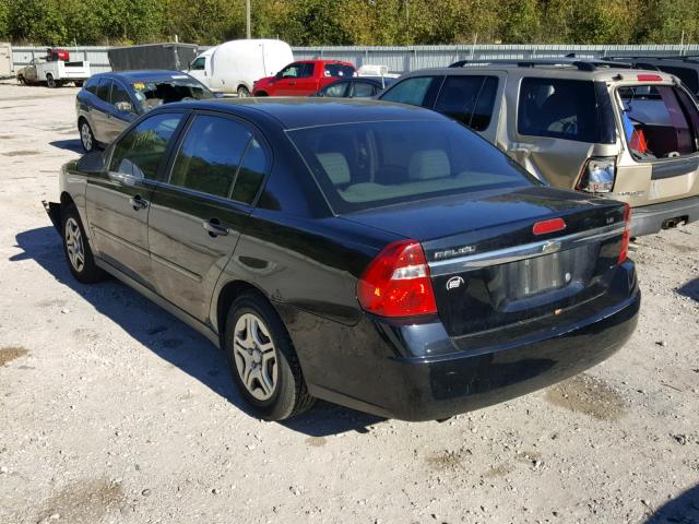 1G1ZS57F37F248512 - 2007 CHEVROLET MALIBU LS 黑色 照片 3