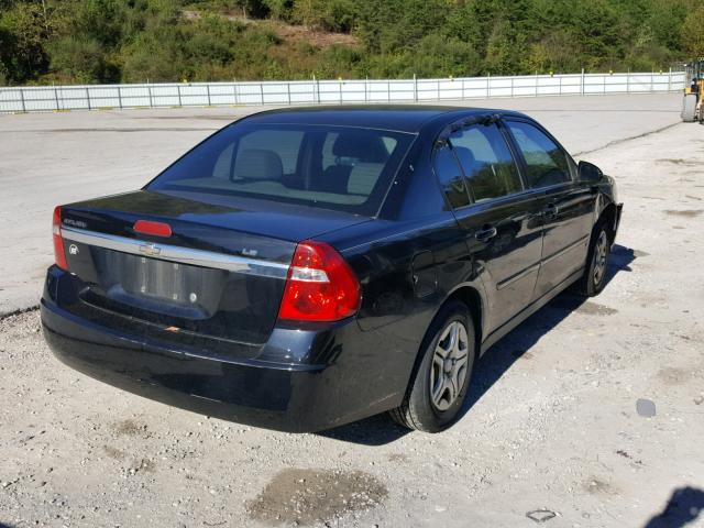 1G1ZS57F37F248512 - 2007 CHEVROLET MALIBU LS 黑色 照片 4