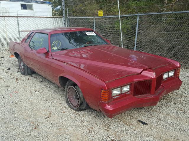 2J57M6A227601 - 1976 PONTIAC GRAND PRIX RED photo 1
