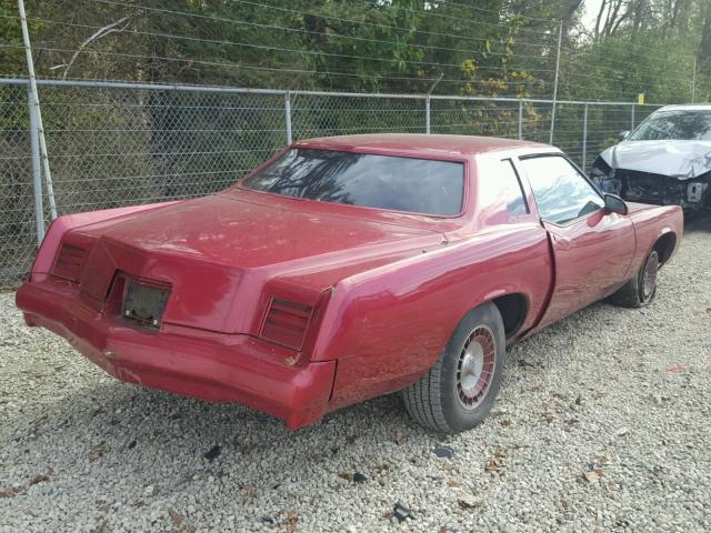 2J57M6A227601 - 1976 PONTIAC GRAND PRIX RED photo 4