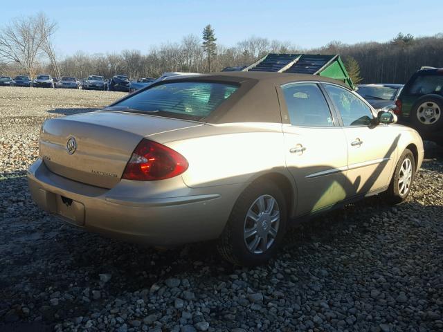 2G4WC532051268193 - 2005 BUICK LACROSSE C TAN photo 4