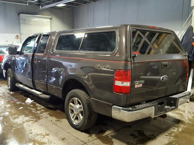 1FTPX14V16NB44125 - 2006 FORD F150 GRAY photo 3