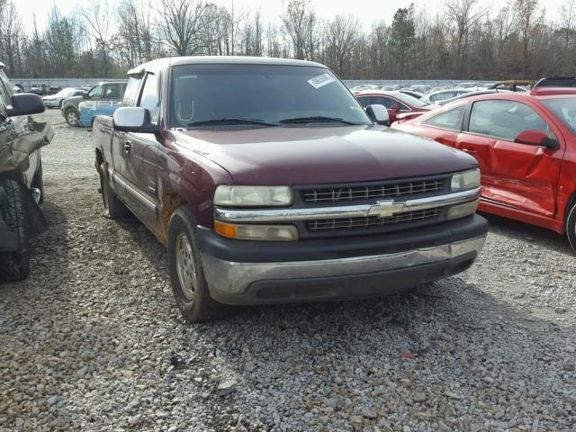 2GCEC19T021423183 - 2002 CHEVROLET SILVERADO MAROON photo 1