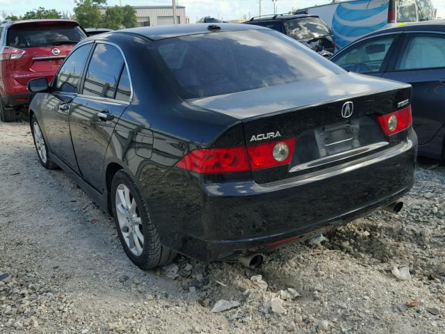 JH4CL95877C002973 - 2007 ACURA TSX BLACK photo 3