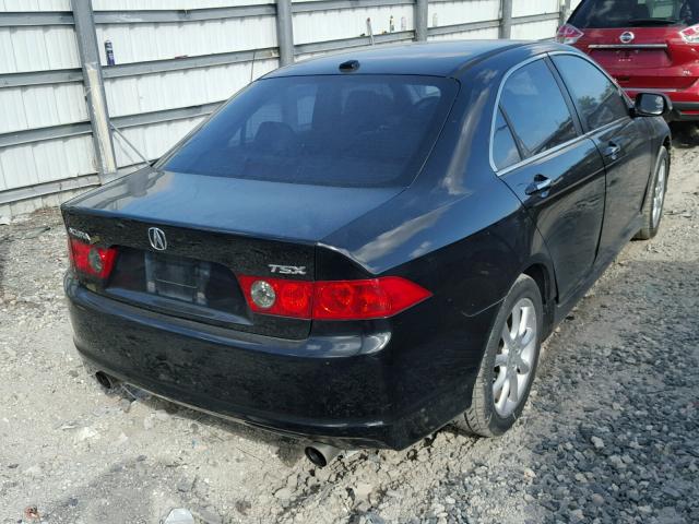 JH4CL95877C002973 - 2007 ACURA TSX BLACK photo 4