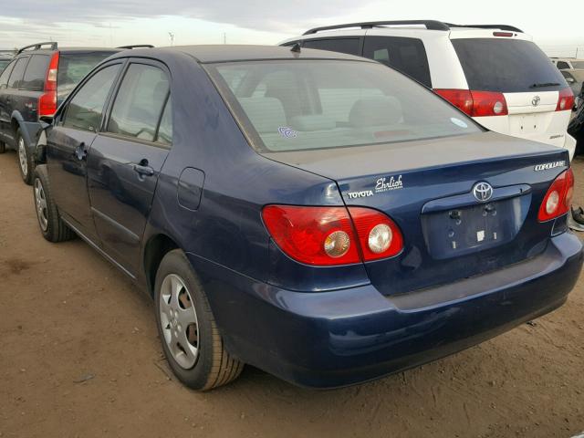 1NXBR32E26Z594631 - 2006 TOYOTA COROLLA CE BLUE photo 3