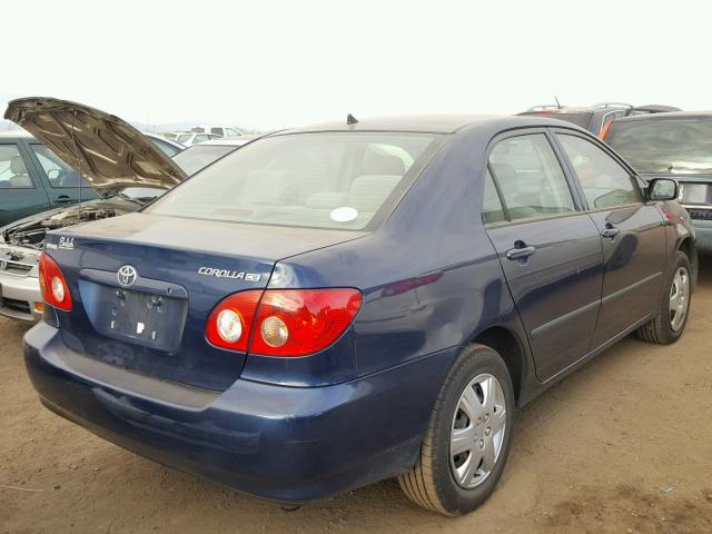 1NXBR32E26Z594631 - 2006 TOYOTA COROLLA CE BLUE photo 4