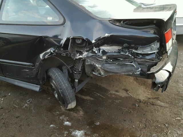 1HGEJ8242YL053666 - 2000 HONDA CIVIC EX 黑色 照片 9