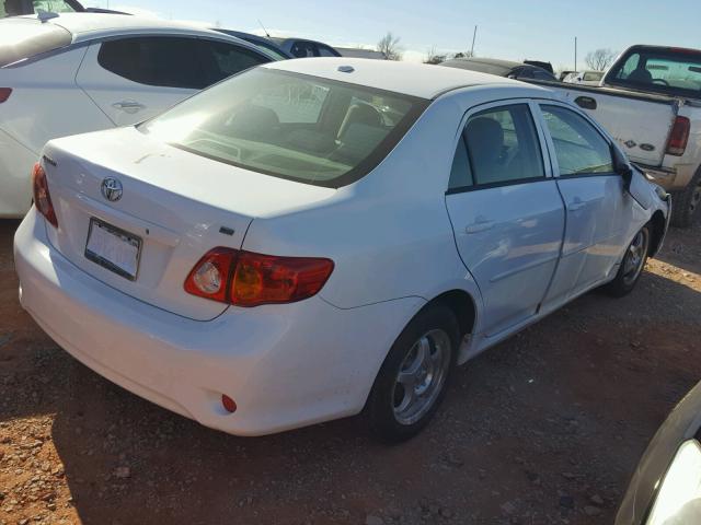 JTDBL40E799067402 - 2009 TOYOTA COROLLA BA WHITE photo 4