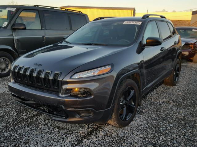 1C4PJLAB5HW543124 - 2017 JEEP CHEROKEE S GRAY photo 2